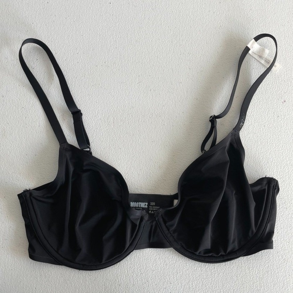 Aerie Smoothez Black Full Coverage Underwire Bra Size‎ 32D